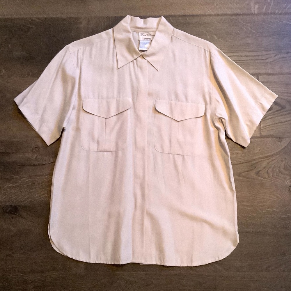 Vintage Fred David button down shirt blouse